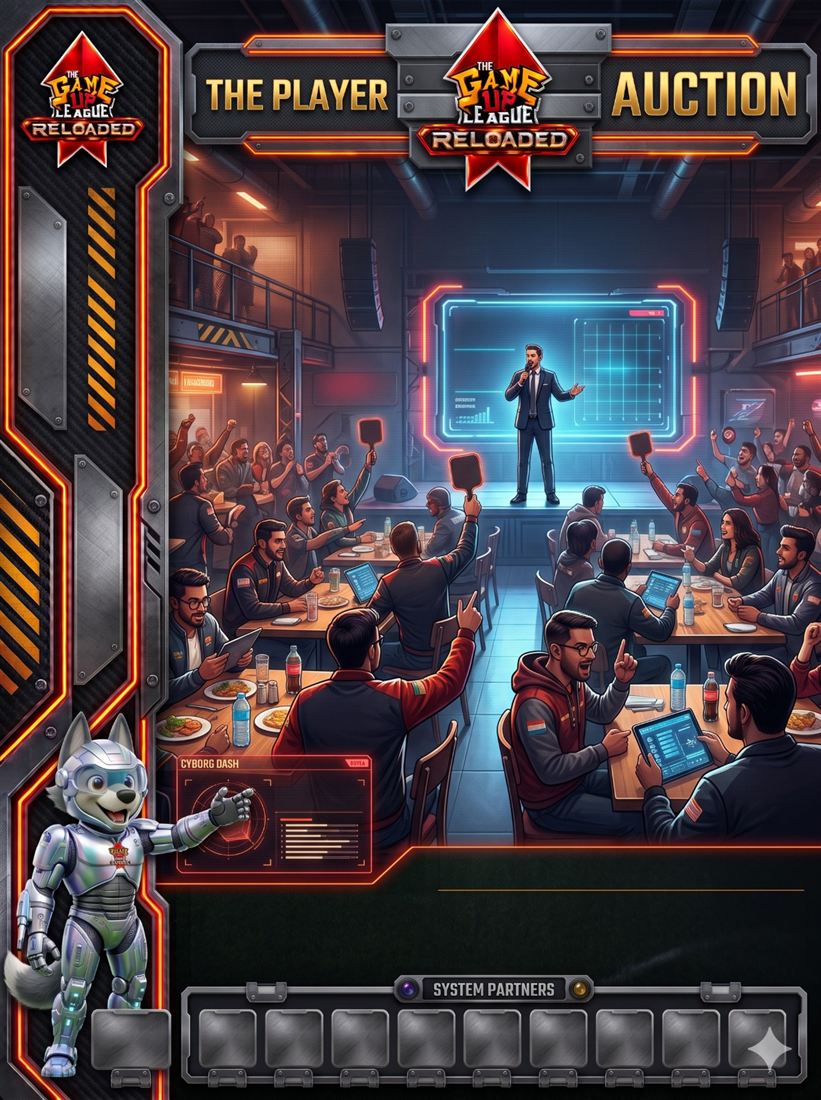 The Player Auction - Game Up League RELOADED